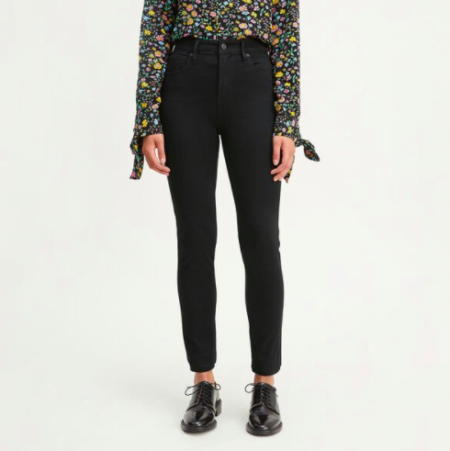 Levi's 721 High Rise Skinny Jeans Black