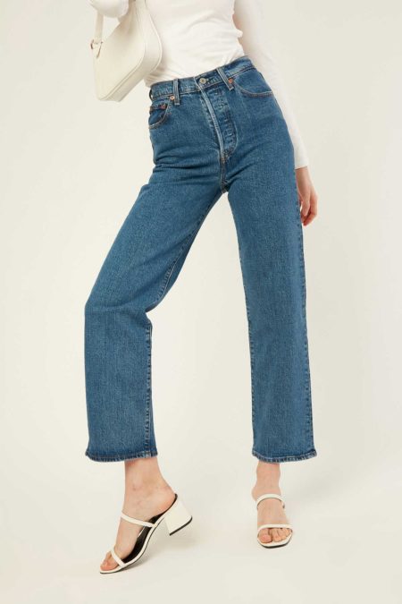 Levi’s Ribcage Straight Georgie Blue
