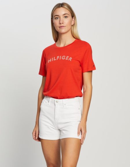 TH Regular Outline Tee Oxidized Orange